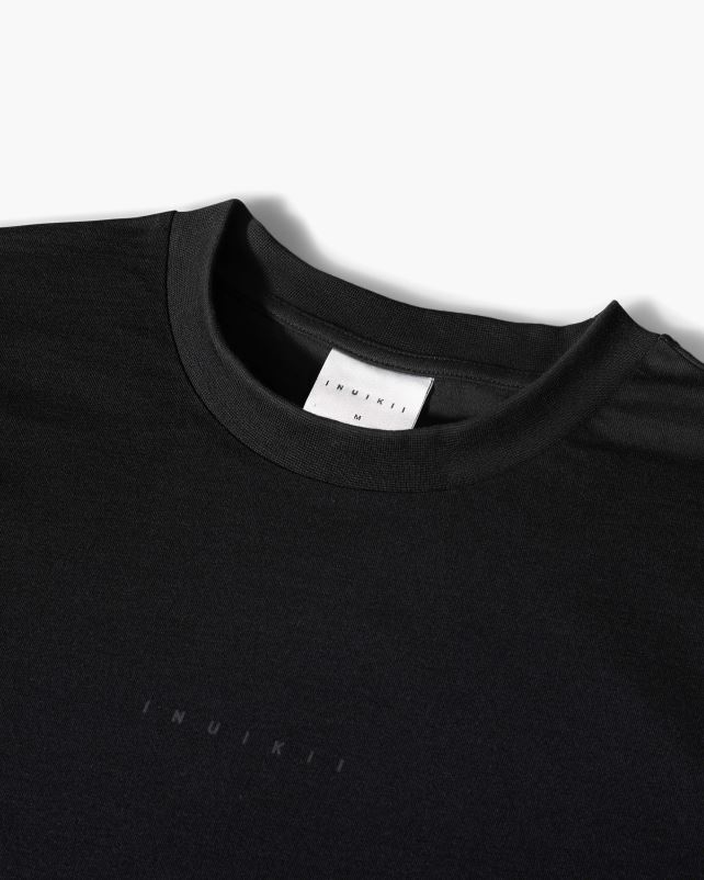 INUIKII naised must orgaanilisest puuvillast t-särk kehakate 0LD28271