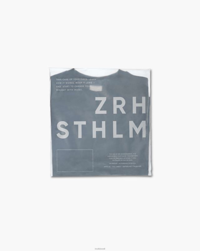 INUIKII naised must orgaanilisest puuvillast t-särk kehakate 0LD28271