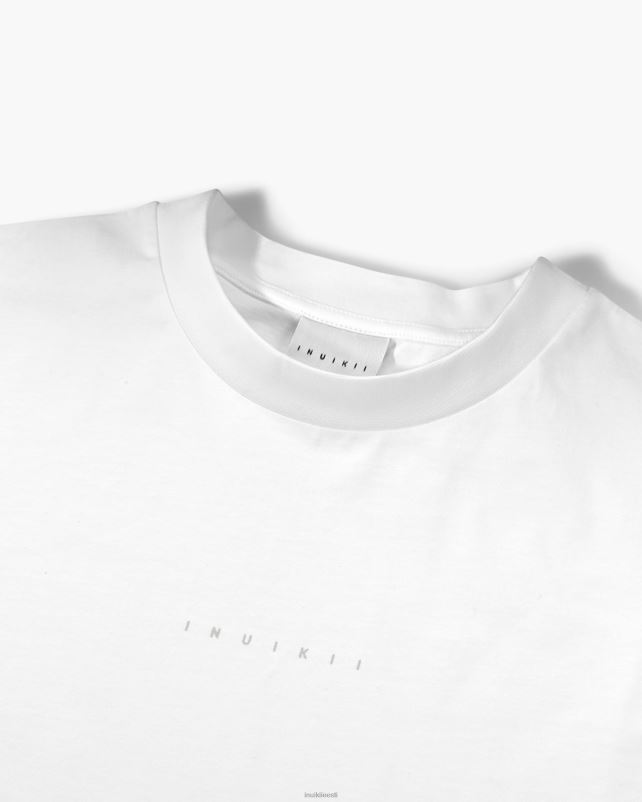 INUIKII naised valge orgaanilisest puuvillast t-särk kehakate 0LD28272