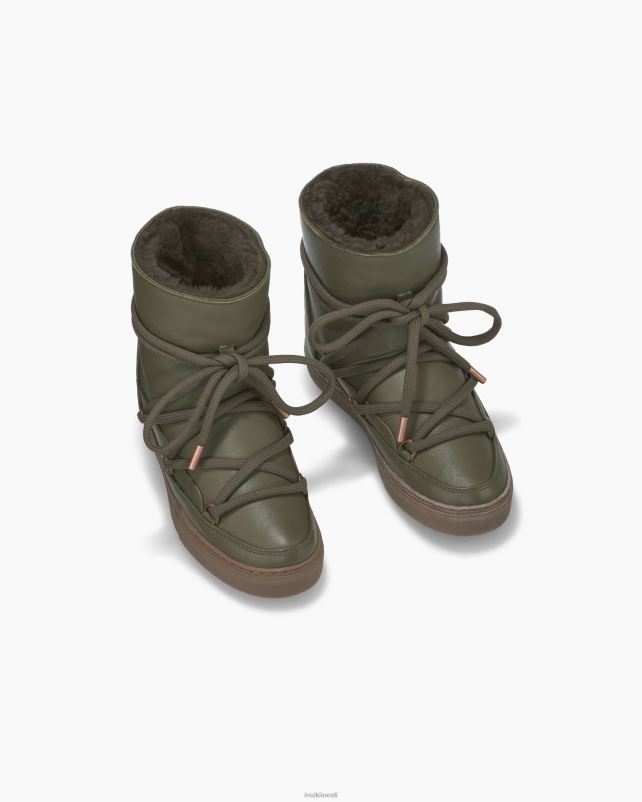 INUIKII naised roheline nappa kiil jalatsid 0LD28227