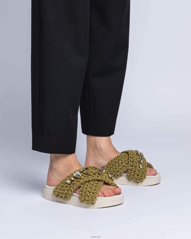 INUIKII naised khaki kootud kivid jalatsid 0LD2811