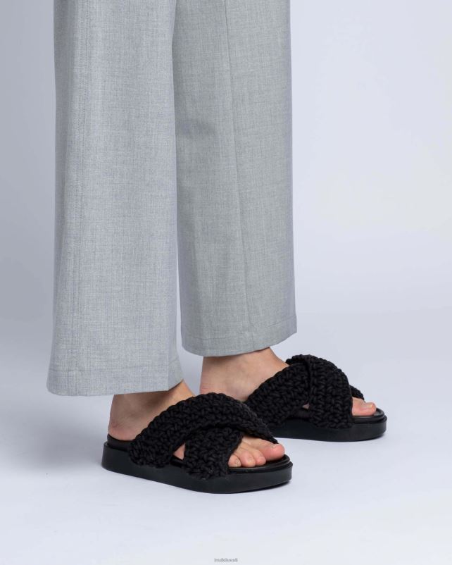 INUIKII naised must kootud jalatsid 0LD286