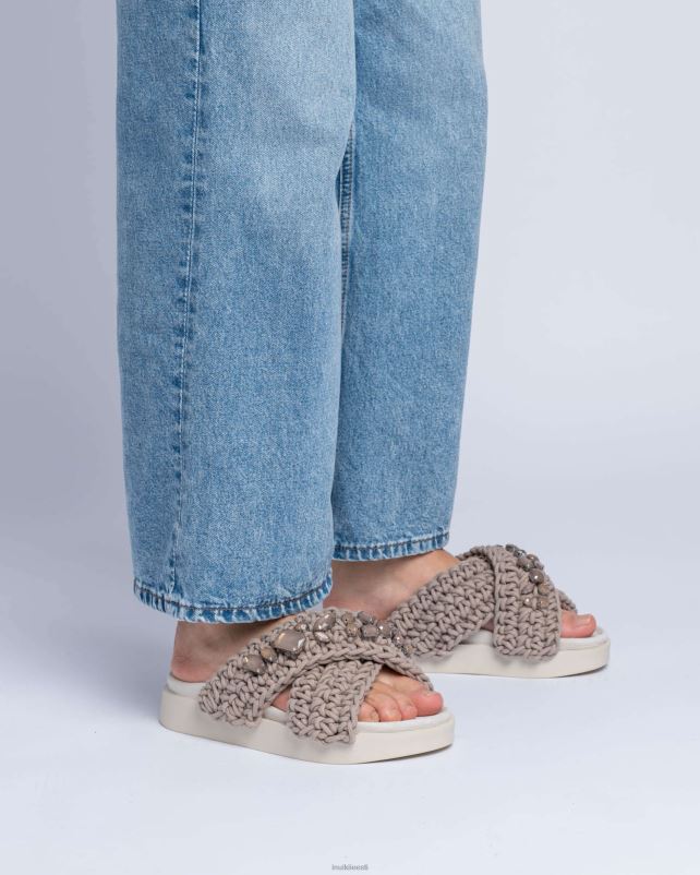 INUIKII naised taupe kootud kivid jalatsid 0LD287