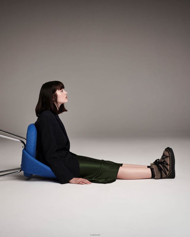 INUIKII naised taupe lokkis kivi jalatsid 0LD28172