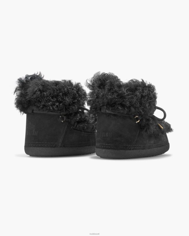 INUIKII naised must pikk lokkis saabas jalatsid 0LD28218