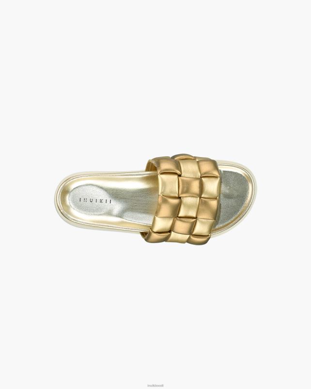 INUIKII naised beež-kuldne punutud vegan jalatsid 0LD2894