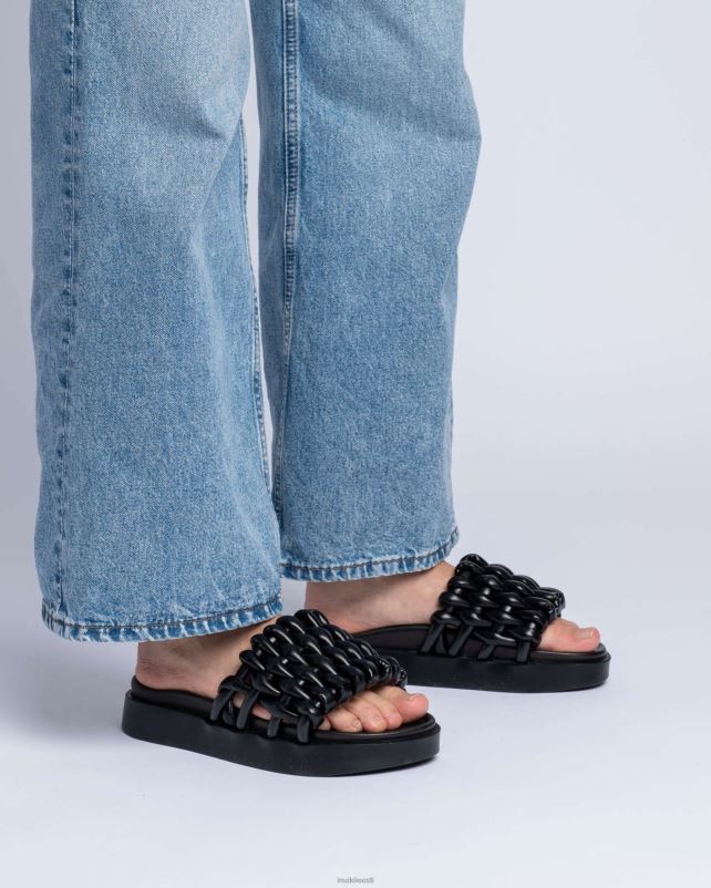 INUIKII naised must punutud toru jalatsid 0LD2892