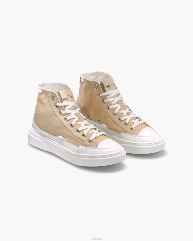 INUIKII mehed beež lõuend lex kõrge jalatsid 0LD28328