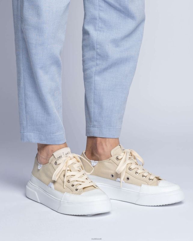 INUIKII mehed beež lõuend lex madal jalatsid 0LD28335