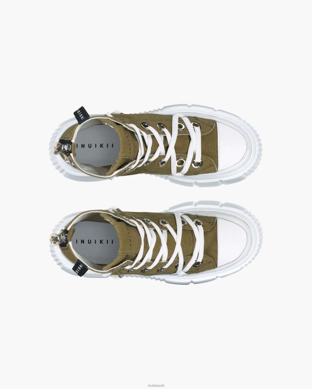 INUIKII naised sõjaväelased matilda lõuend kõrge jalatsid 0LD2831