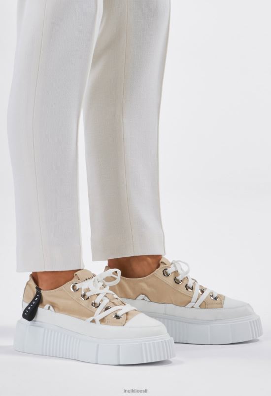 INUIKII naised vana beež matilda lõuend madal jalatsid 0LD2839