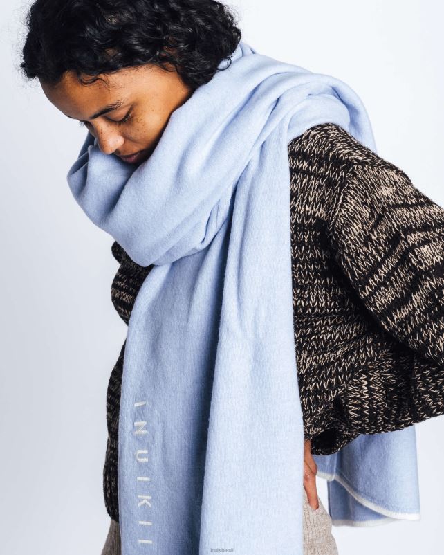 INUIKII naised sinine ülisuur villane sall tarvikud 0LD28308